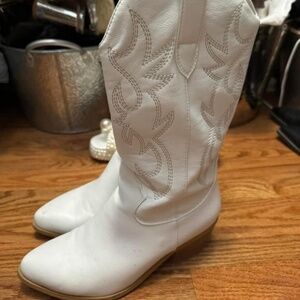 White Cowboy Boots